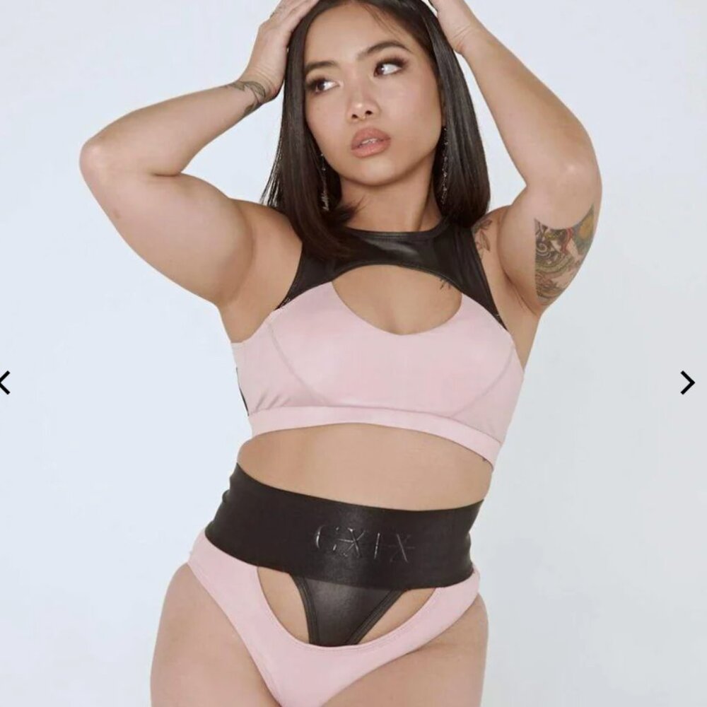 CXIX I Slay Sports Bra & Short Set for Pole, Dance, Gym